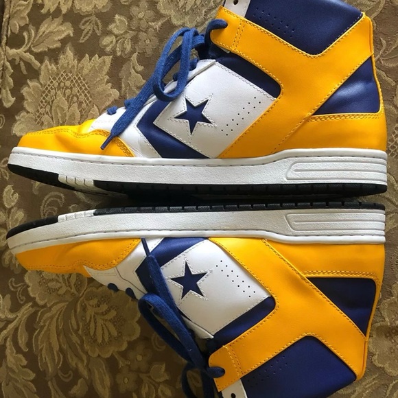Rare Converse Cons Weapon Pro Go Dubs Leather Warriors Custom made Men Size 13 - Picture 3 of 15
